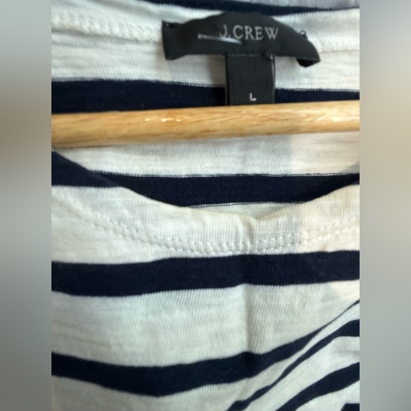 J. Crew Black and White Striped Blouse - Picture 3 of 3